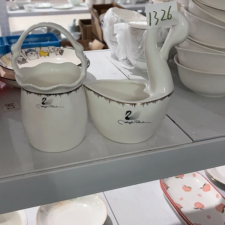 碗1326号微瑕碗盘，破损包赔补差价，不补发