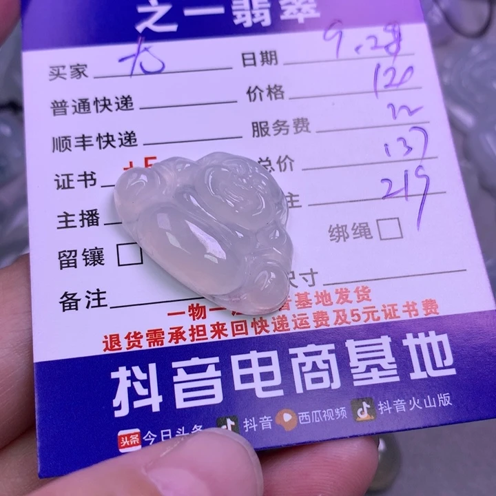 颈饰未镶嵌翡翠龙****?