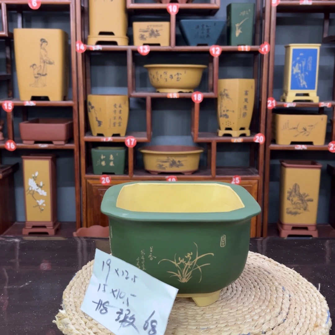 紫砂花盆紫砂花盆