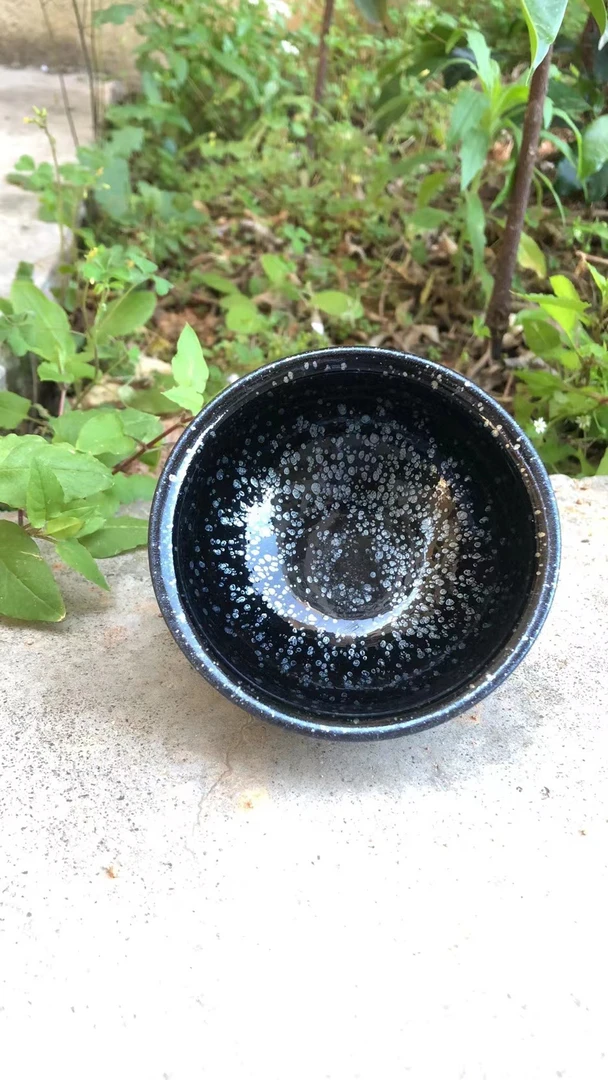 建窑建盏原矿原釉主人杯