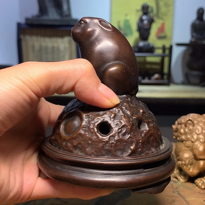 有***思铜茶宠 熏炉 摆件