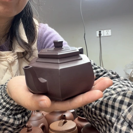 紫砂茶壶往*原矿紫泥