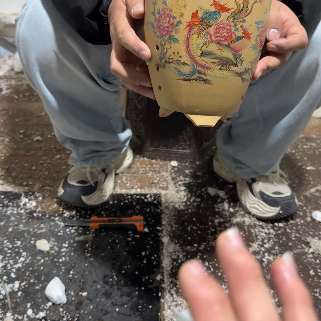 紫砂花盆口径15.20口径