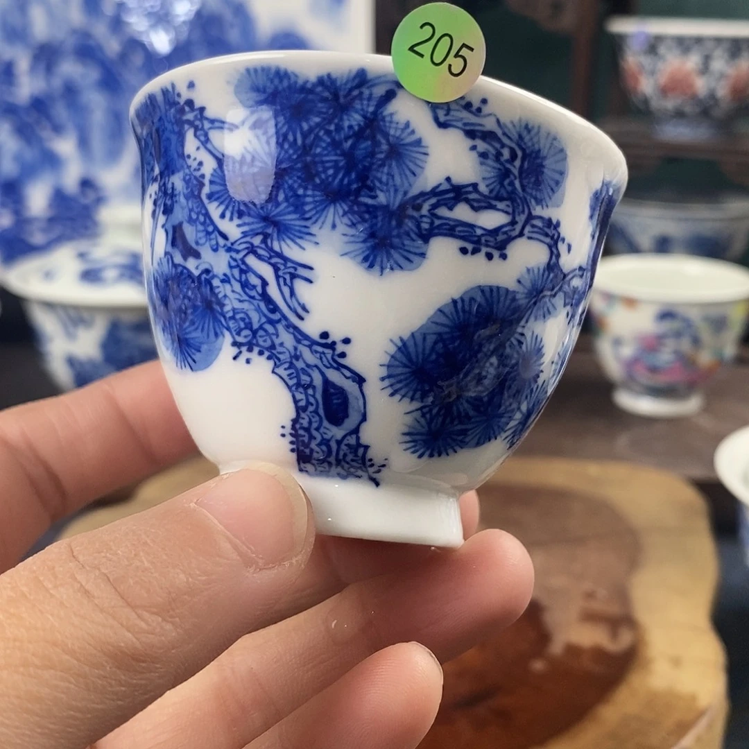 瓷片景德镇手绘青花茶器205