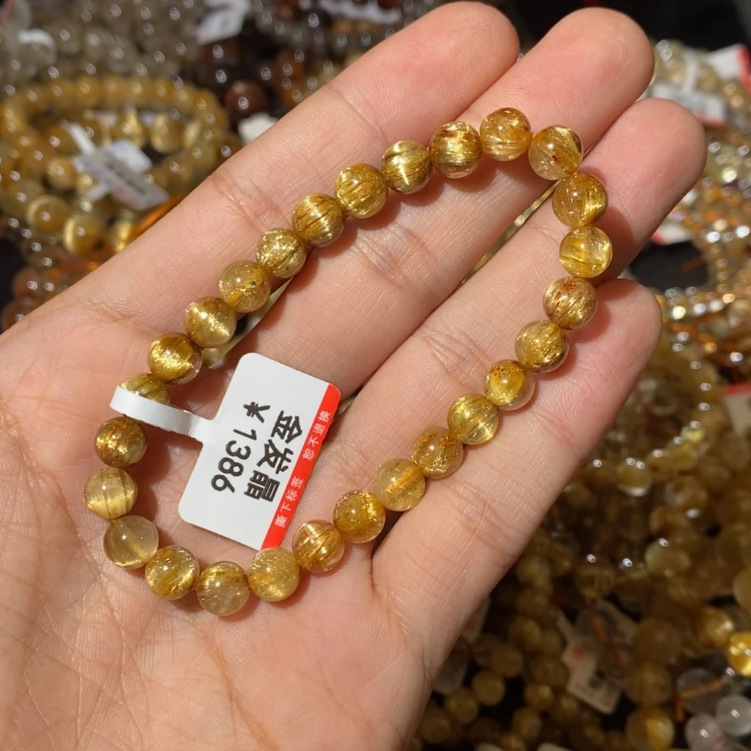 水晶手链未镶嵌我