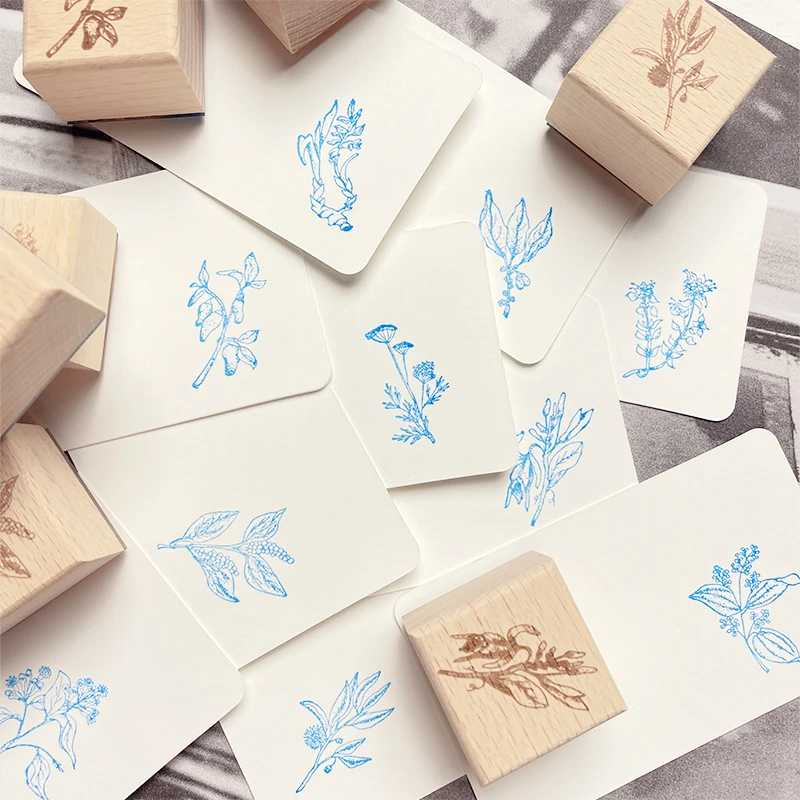 印章《花草间》植物标本手账印章成品闲章盖章集章手帐印章日常