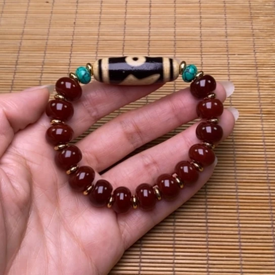 玛瑙/玉髓手链未镶嵌初**到