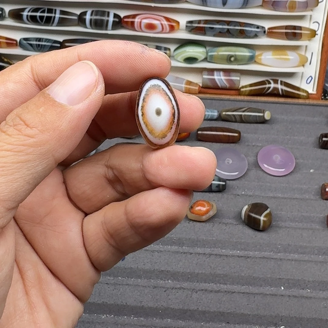 橘***汁玛瑙/玉髓合金珠宝半成品