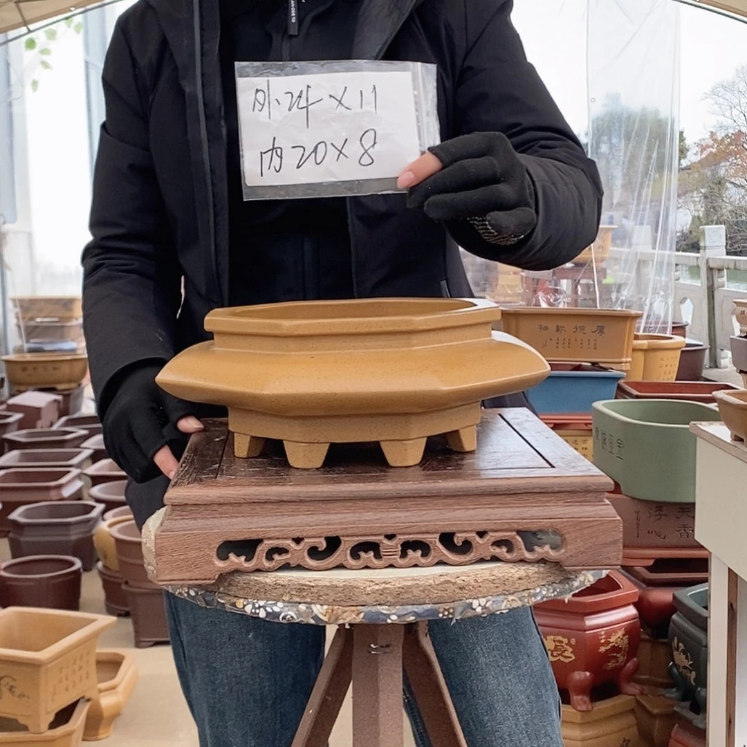 紫砂花盆紫砂花盆八方