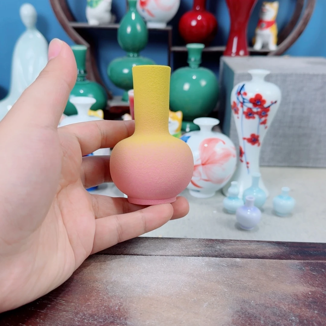 陶瓷手工小花器摆件