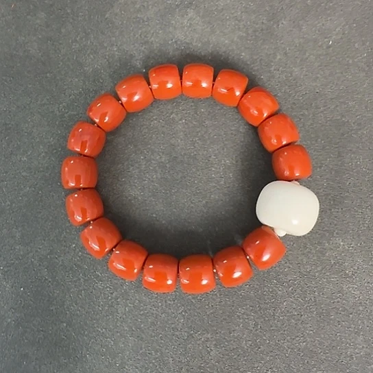 檀香木无事牌l****l红1.1直切单圈