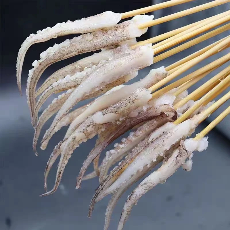 鱿鱼须串10克鱿鱼手把串铁板烧烤油炸冷冻鱿鱼须小串钵钵鸡半成品