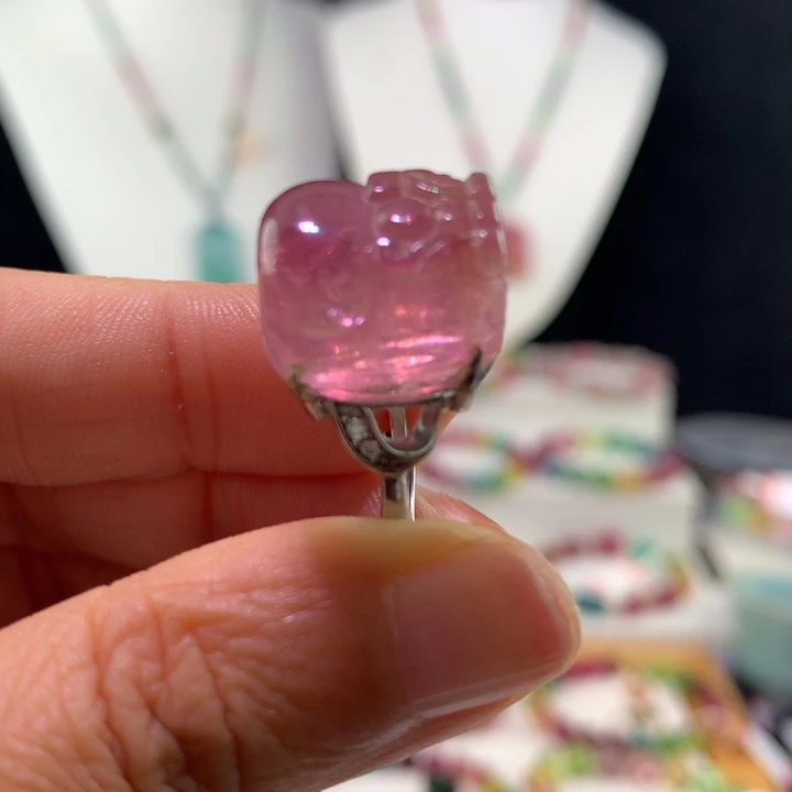 双色碧玺手链未镶嵌