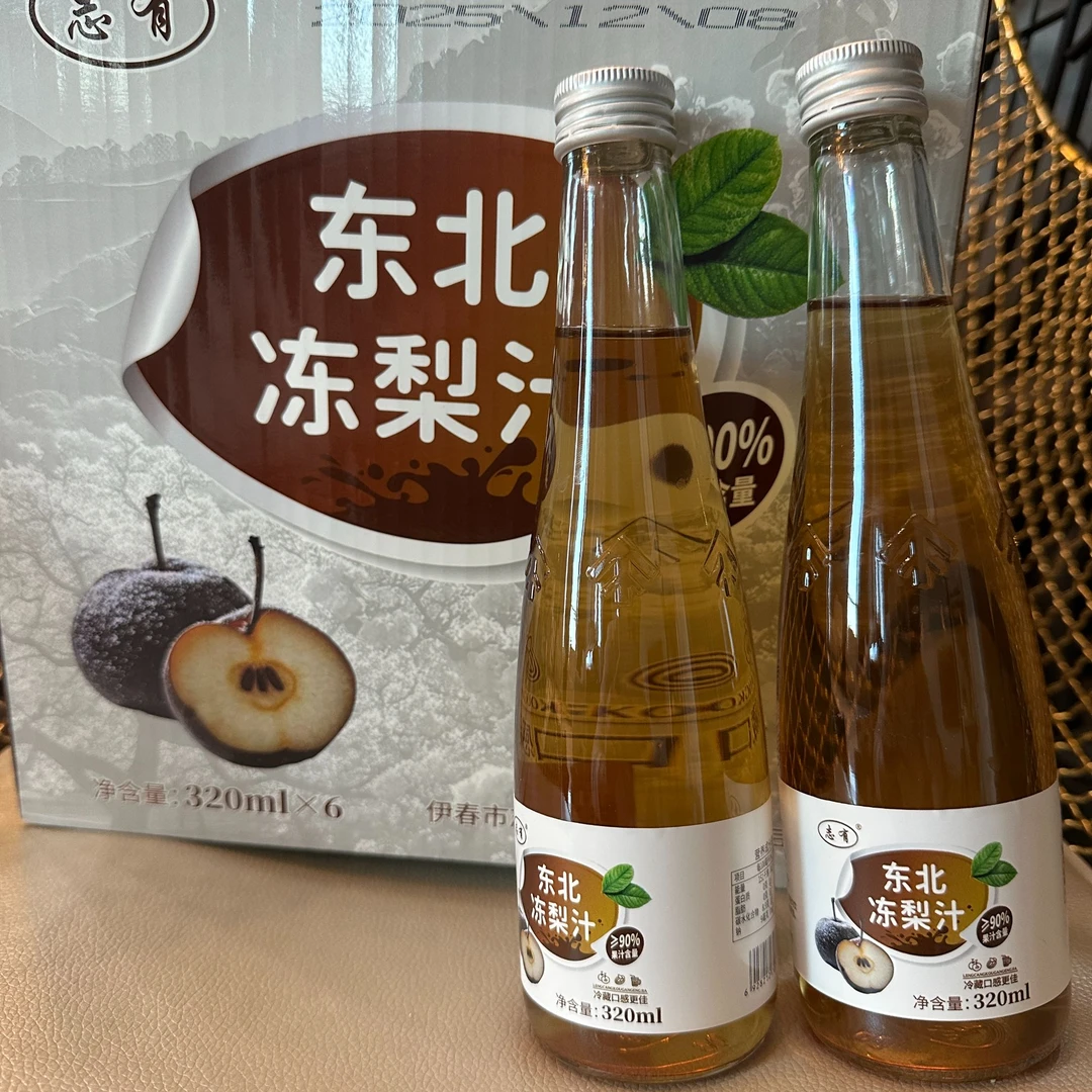 东北特产 冻梨汁 清爽口感320ml*6
