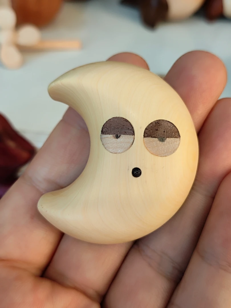 月亮冰箱贴瑕疵款 介意勿拍   可爱创意冰箱贴