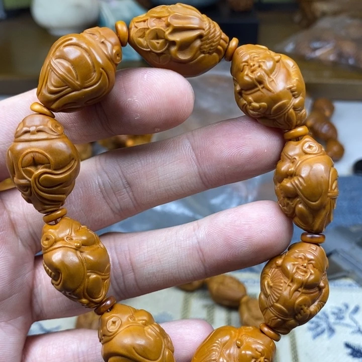 橄榄核手串/手链橄榄核雕工艺手串
