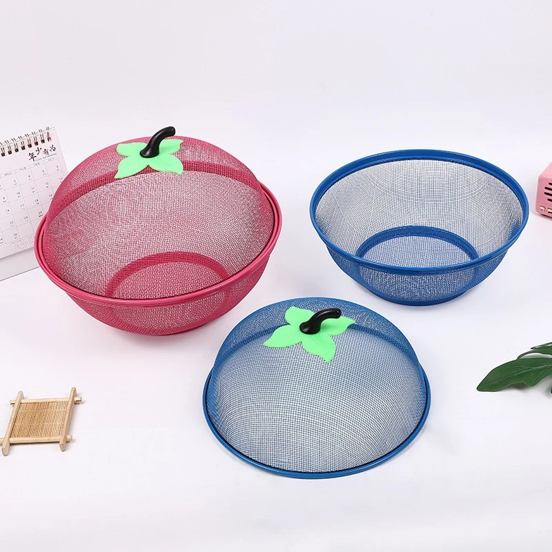 铁艺苹果篮 厨房洗菜盆水果篮蔬果沥水篮彩色蔬果篮菜罩