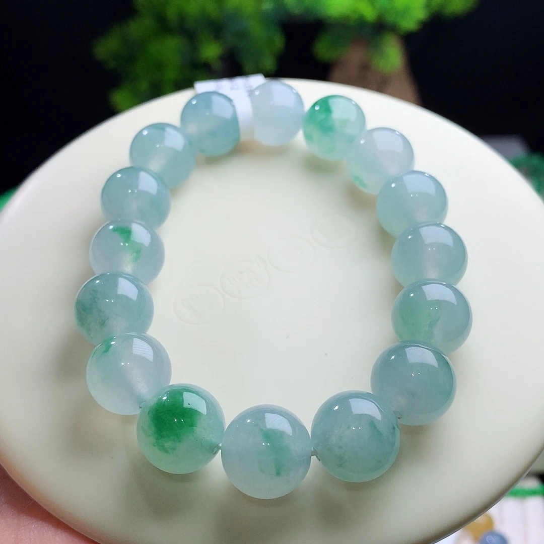 未镶嵌手串翡翠卡13mm