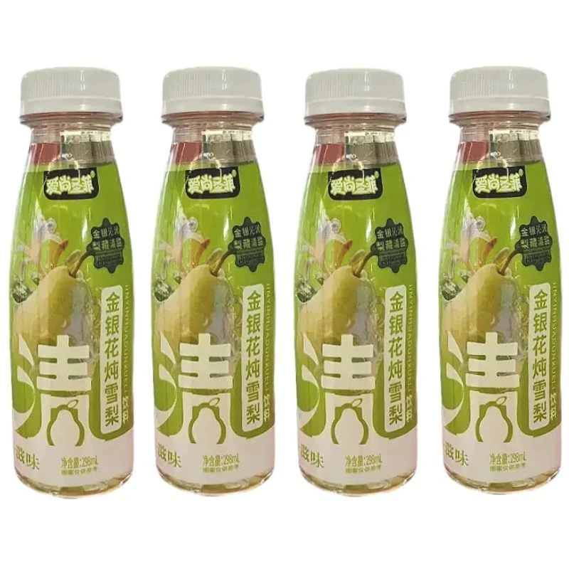 正宗金银花炖雪梨浓缩植物清凉果汁饮品酸甜整箱批发儿童饮料瓶装
