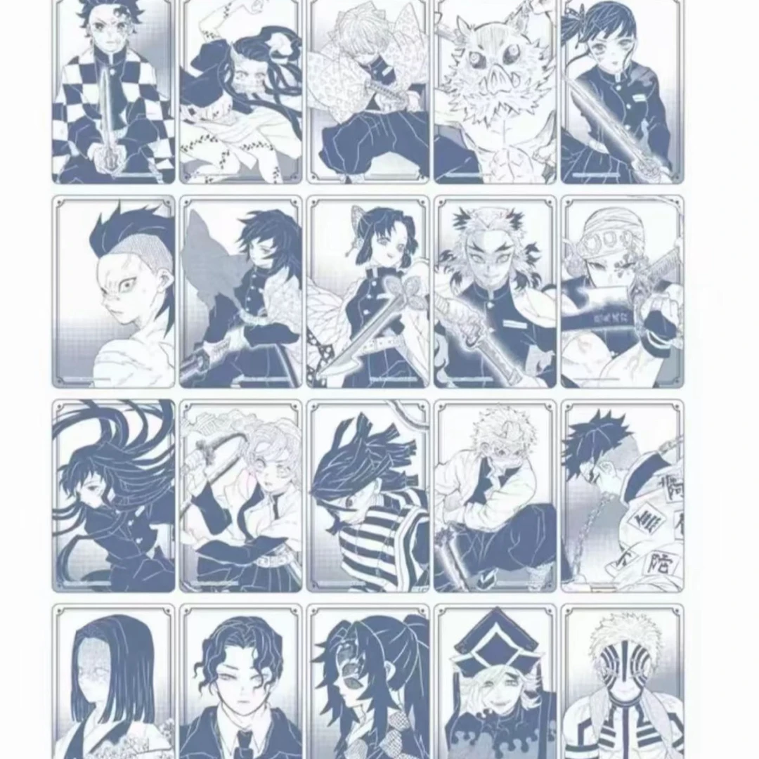 【日谷】鬼灭之刃周边手办现货盲盒蓝色白色卡片金属JCS银卡盲盒
