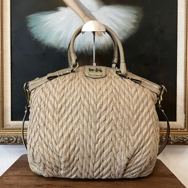 95新 COACH/蔻驰 coach蔻驰单肩包/003719/尺寸34*31