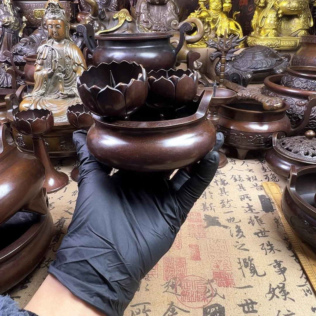 香炉 家用供香炉 风水摆件 聚宝盆 家居摆件