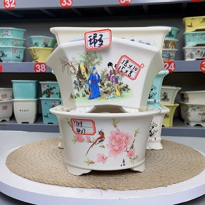 紫砂花瓶紫砂花盆