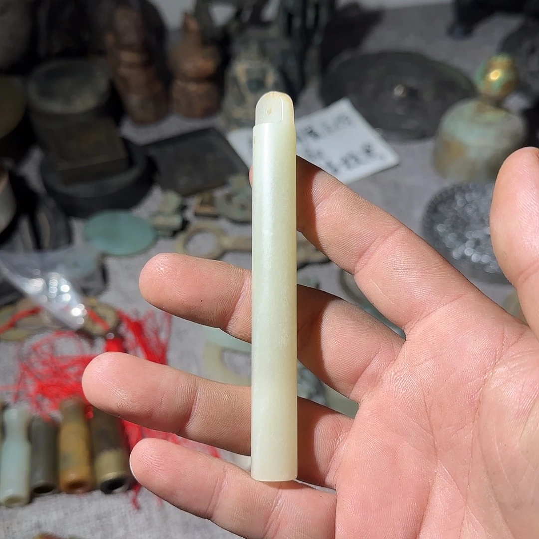 怀***意人造水晶现代工艺品吊坠翎管