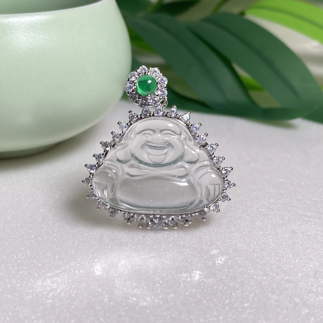 【小北好物】石英质玉吊坠16-17QK43X43【多样性发一件】约17*24mm