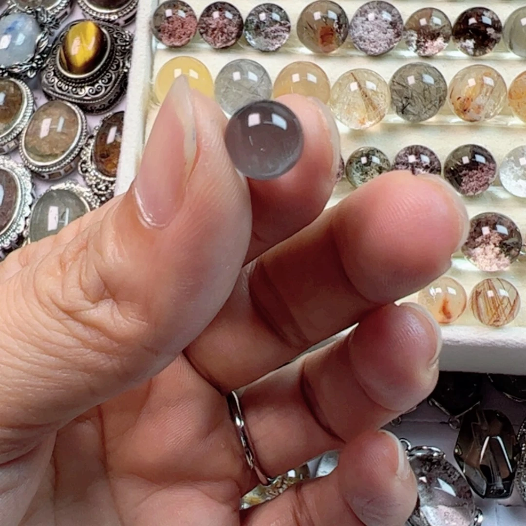 *****水晶手链银S800镀金镶嵌