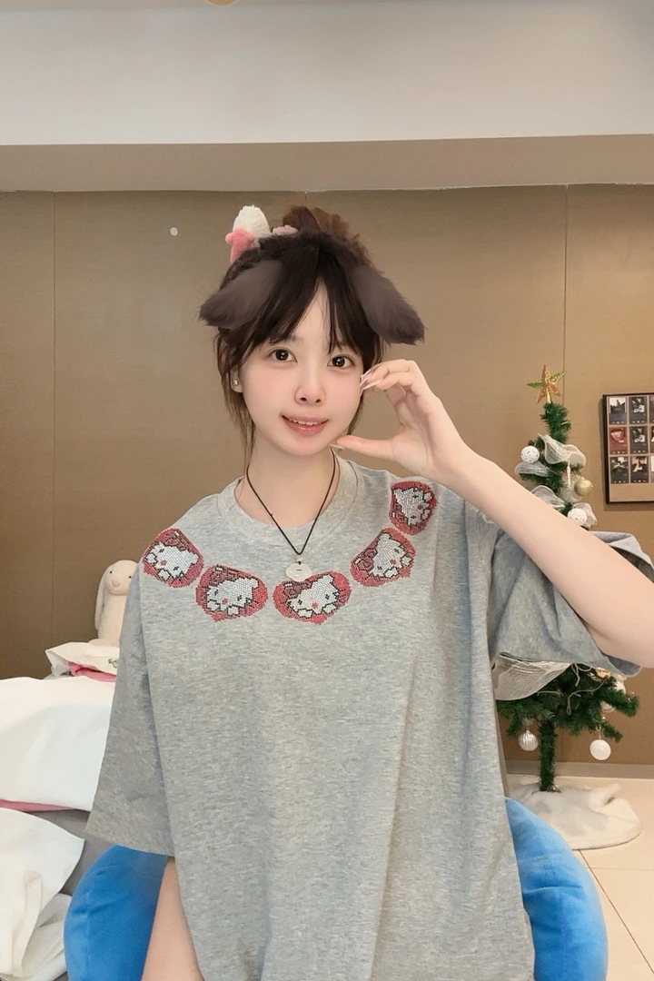 【T560-T561】新款短袖小纵订制韩版宽松休闲潮流百搭【非挂吊牌】