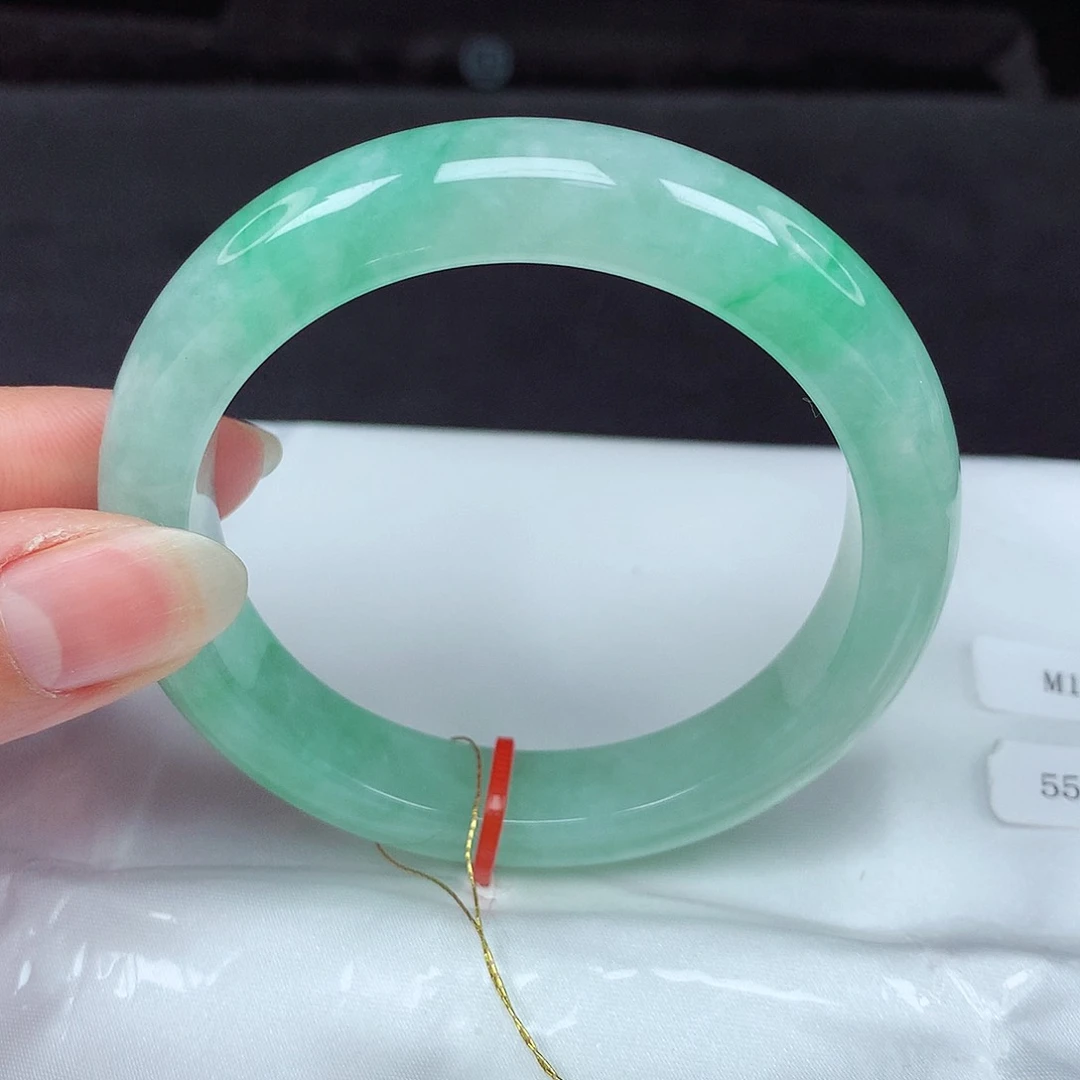 未镶嵌手镯翡翠55圈913