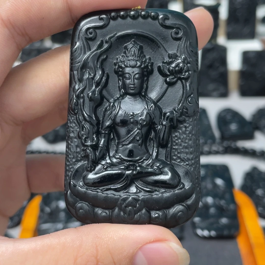 阿***朗蛇纹石玉未镶嵌吊坠