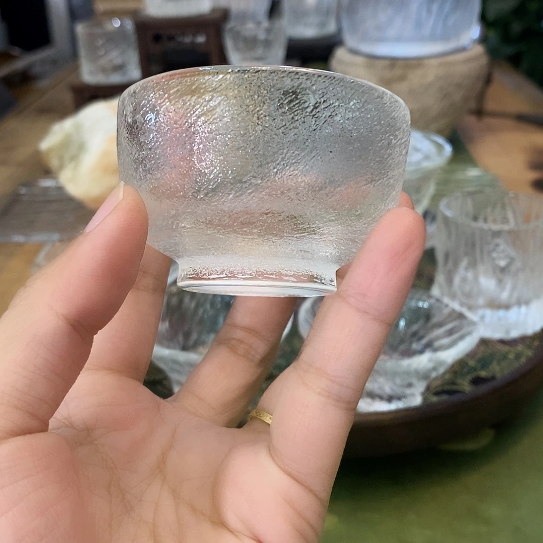煊***若手工艺品琉璃两个若琛杯