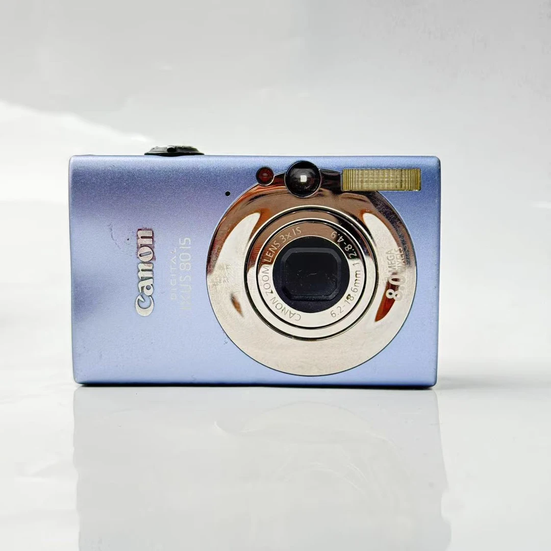 9新 Canon/佳能 ixus80蓝800万像素3倍变焦数码相机