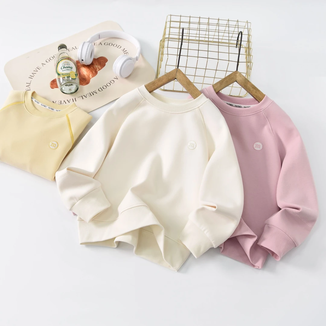 儿童男女童果冻棉【m家卫衣】中大童休闲百搭卫衣