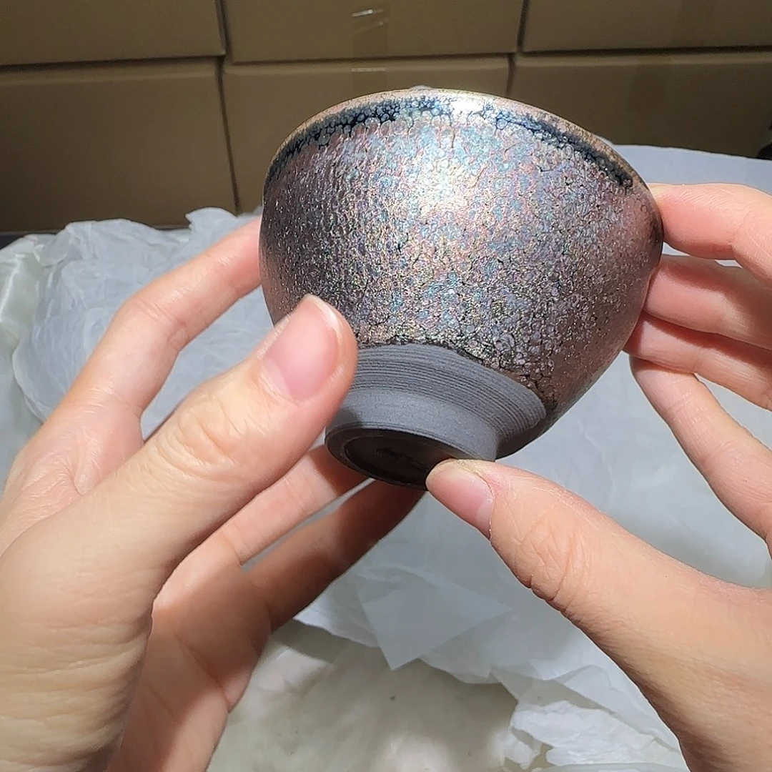 茶盏微瑕建盏，介意勿拍