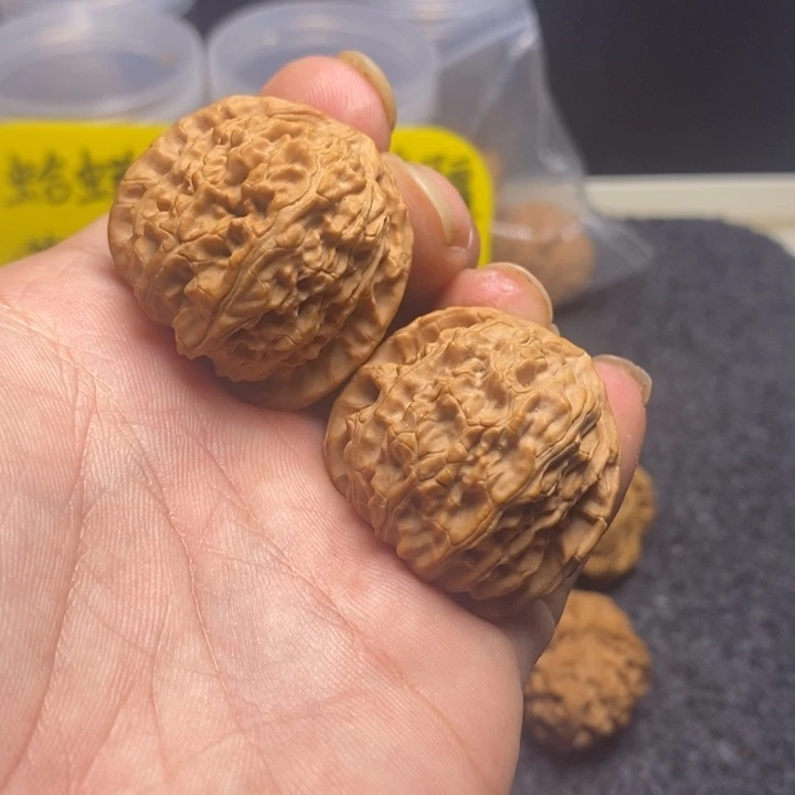 文玩核桃吊坠35.5全品白狮子