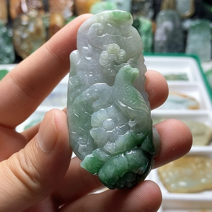 颈饰未镶嵌翡翠翡翠a货
