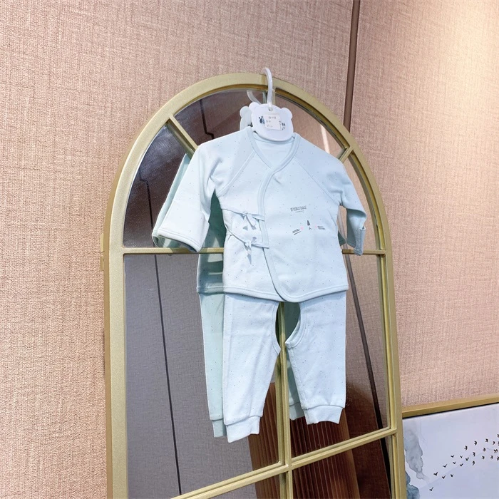 AR088   宝宝蓝色上衣裤子套装