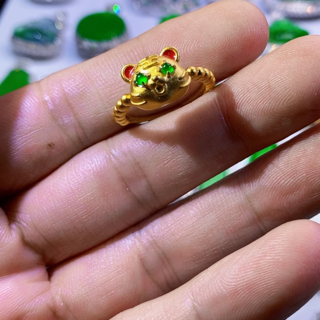 @***儿翡翠银S925镶嵌颈饰天然翡翠