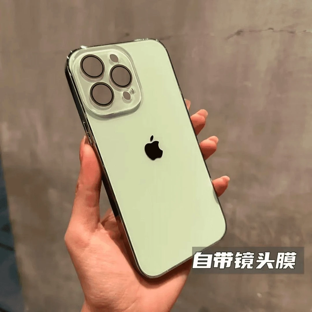 苹果15pro手机壳14promax带镜头膜11磨砂电镀14防摔13全包12硬壳