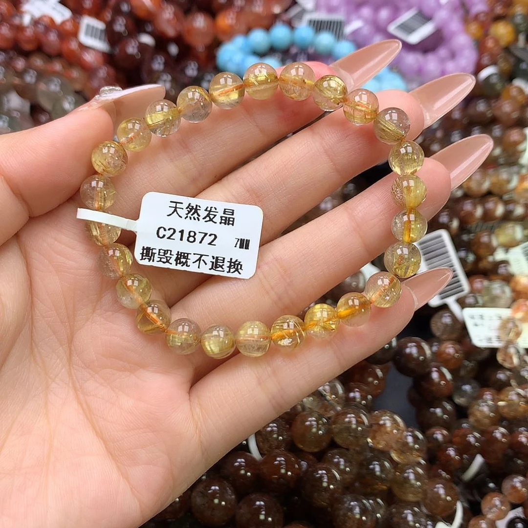 水晶手链未镶嵌，