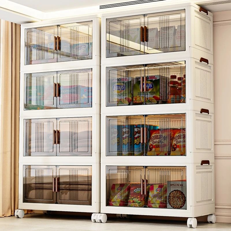 简易衣柜儿童可折叠小衣橱家用卧室衣服收纳柜子多层塑料置物柜子