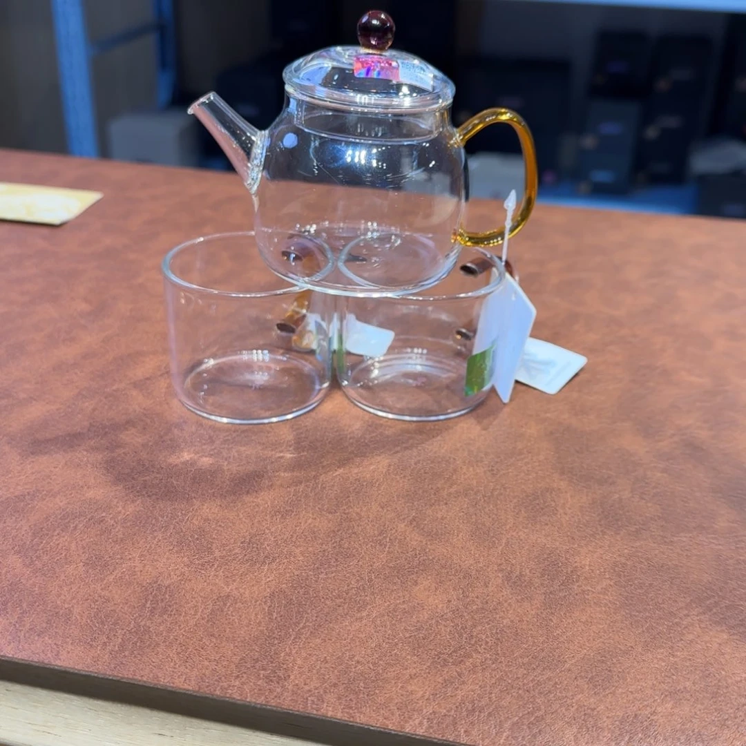 禾器言卿壶琥珀色➕清禾杯琥珀色一对