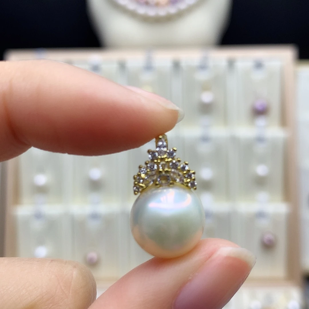 淡水珍珠颈饰合金