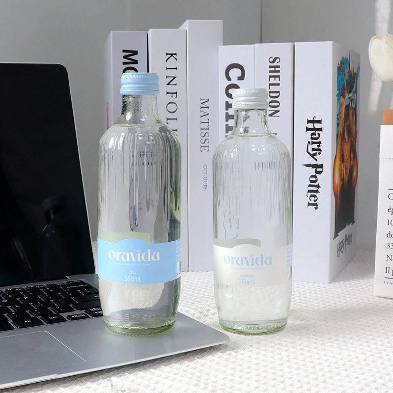 兰维乐新西兰饮用天然矿泉水360ml/800ml玻璃瓶饮用水散装