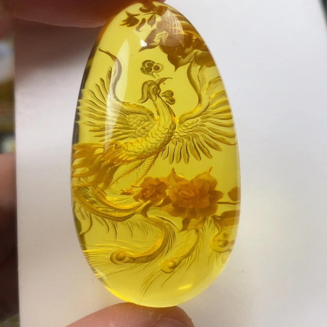 金珀未镶嵌吊坠(不含链)