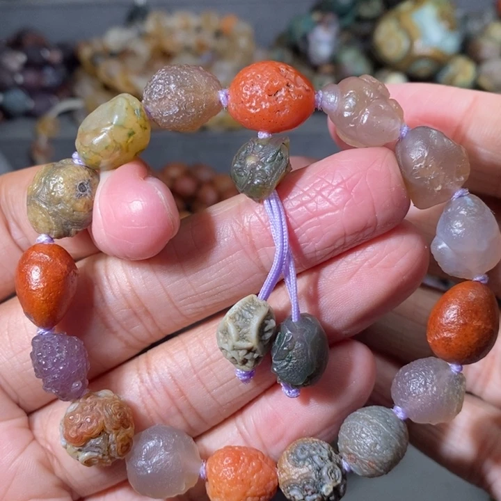 未镶嵌玛瑙/玉髓珠宝奇石