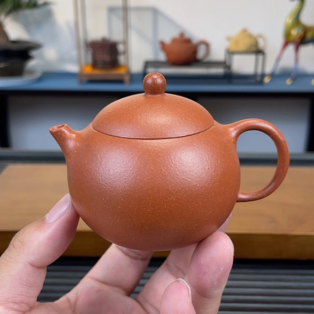 茶壶紫砂红降坡西施150cc